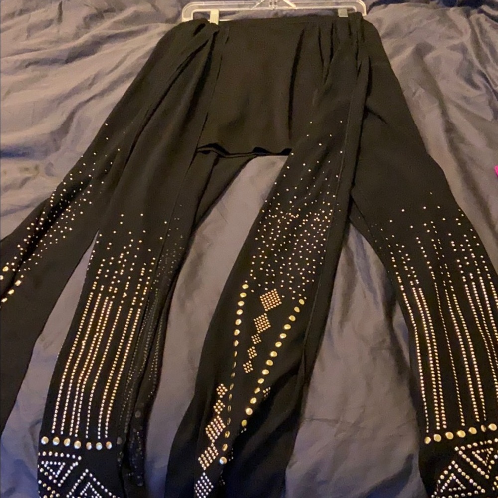 River Island Mini Skirt w Sheer Panels